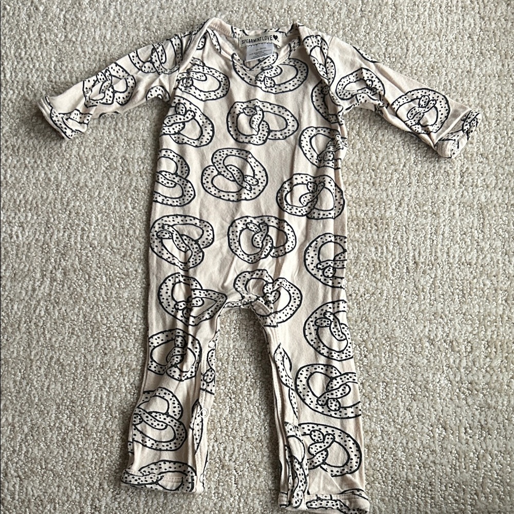 Spearmint love brand baby play romper